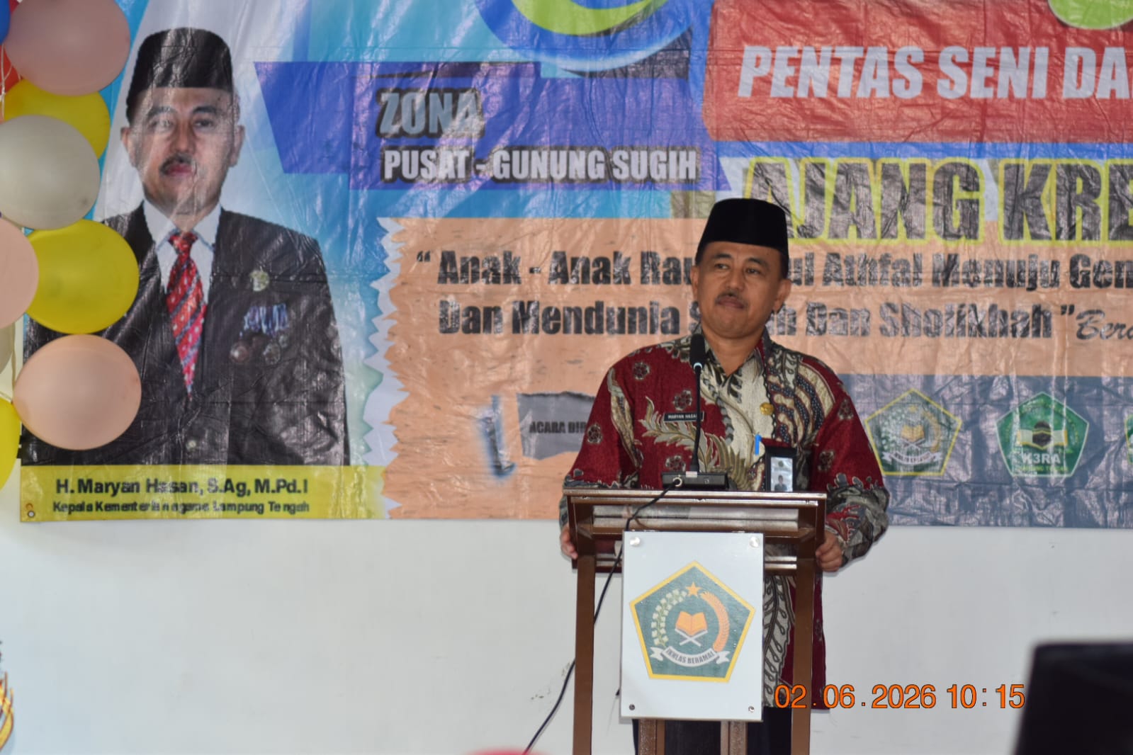 Kemenag Lampung Tengah Dorong Lahirnya Generasi Cerdas Dan Berakhlak Lewat Gebyar RA