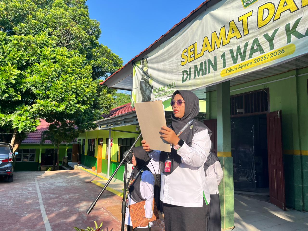 Peringatan Hari Lahir Pancasila Di MIN 1 Way Kanan, Wujudkan Generasi Berkarakter Dan Cinta Tanah Air