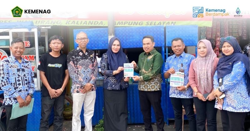 Jelang Wajib Halal Oktober 2026, Kemenag Lampung Selatan Jemput Bola Edukasi Pelaku UMKM Di Pasar Tradisional