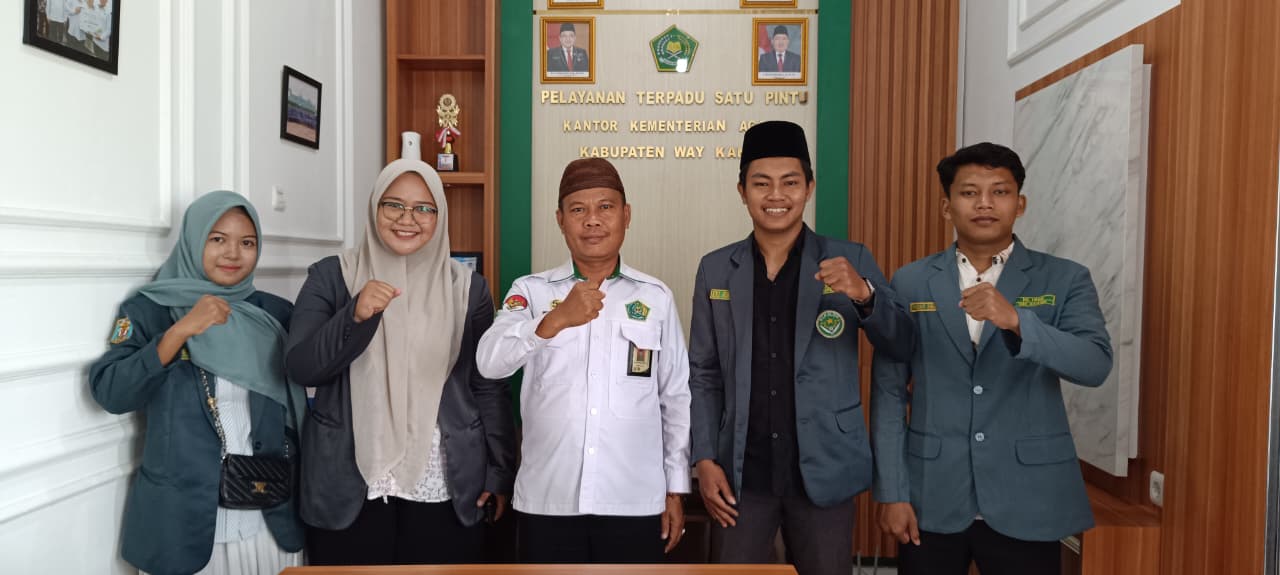 Terima Audiensi IPNU-IPPNU, Kemenag Way Kanan Dukung Kaderisasi Pelajar NU