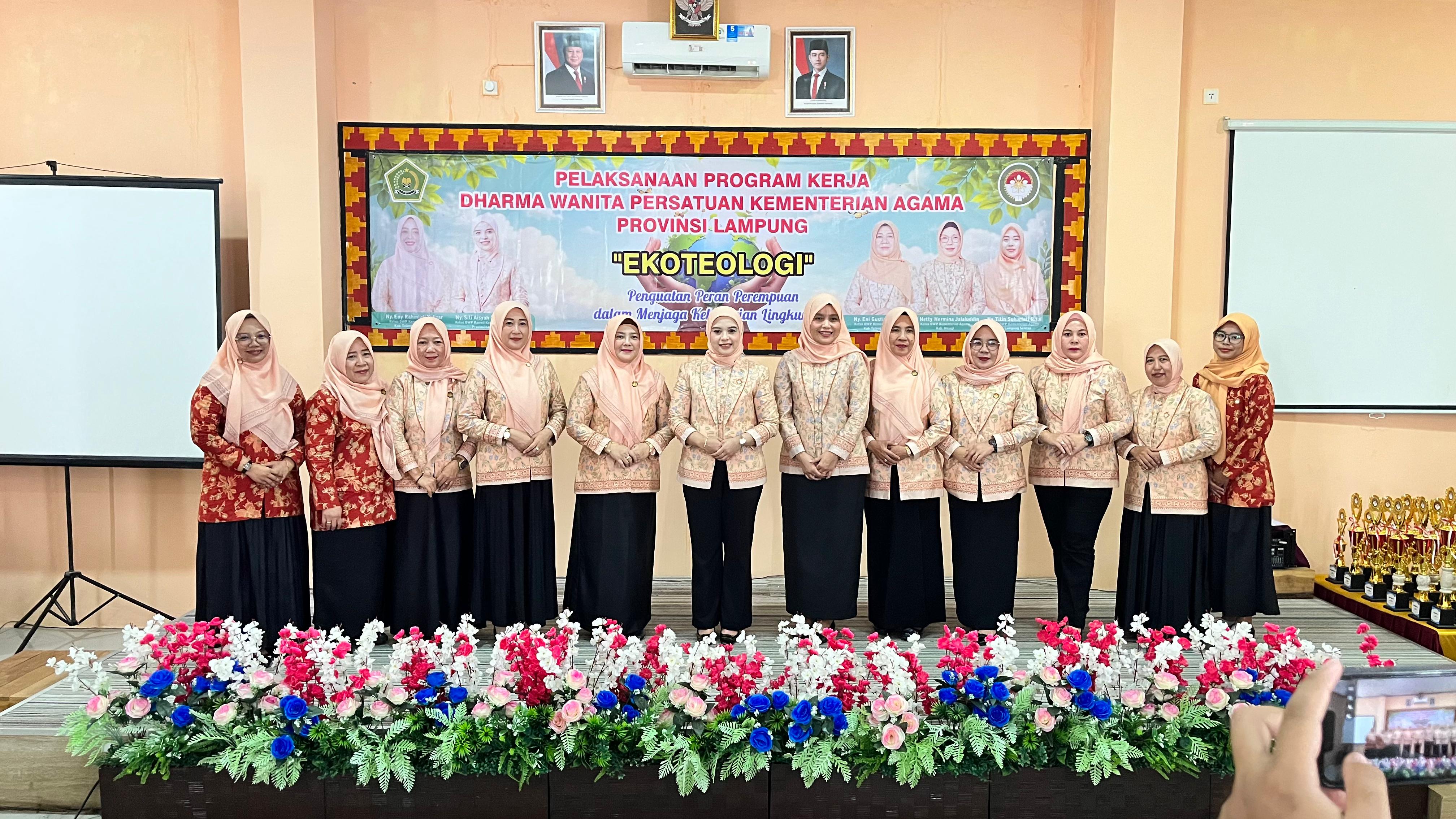 Program Ekoteologi; DWP Kemenag Pesawaran Perkuat Komitmen Pelestarian Lingkungan