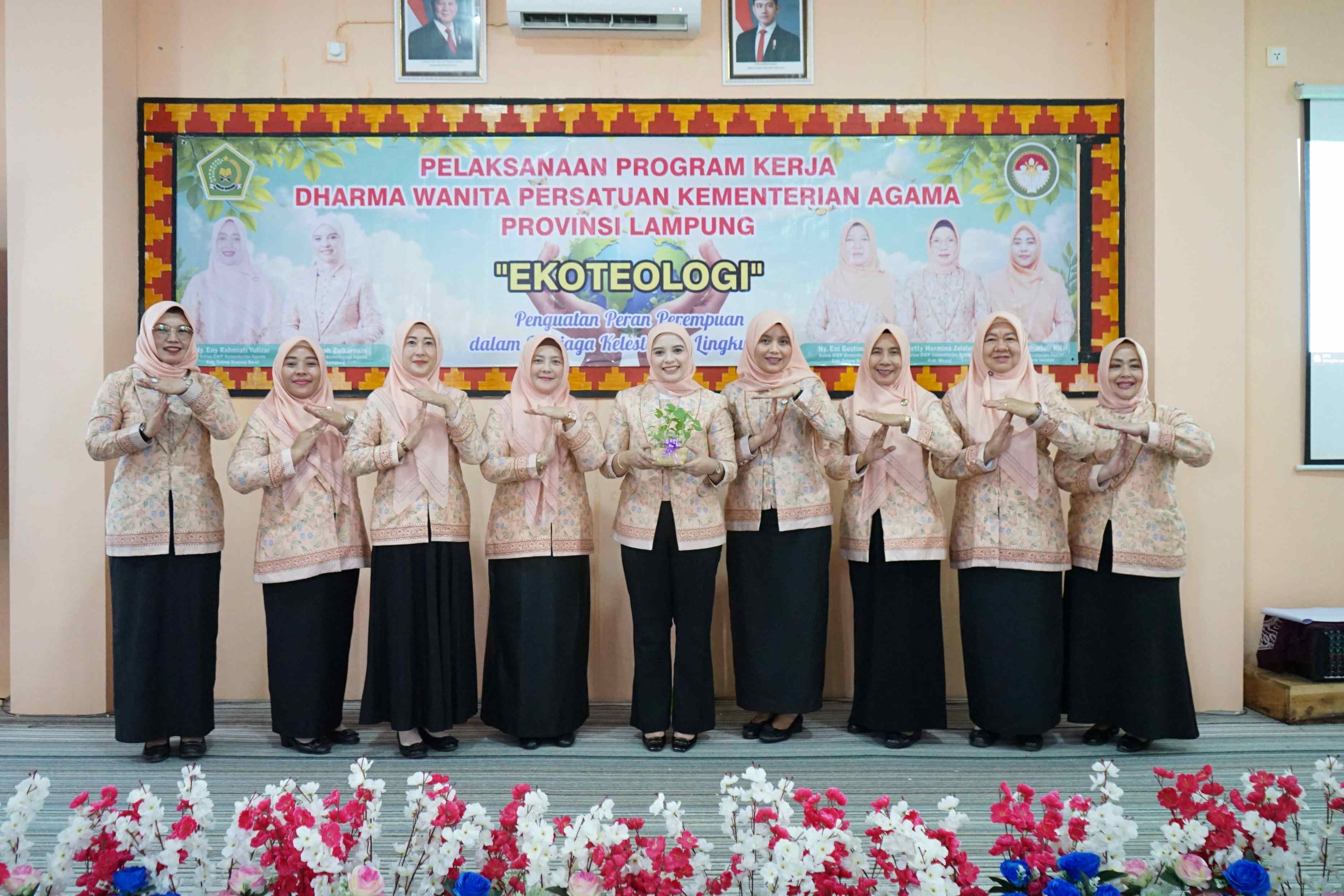 DWP Kemenag Lampung Laksanakan Program Kerja Ekoteologi Di Tubaba