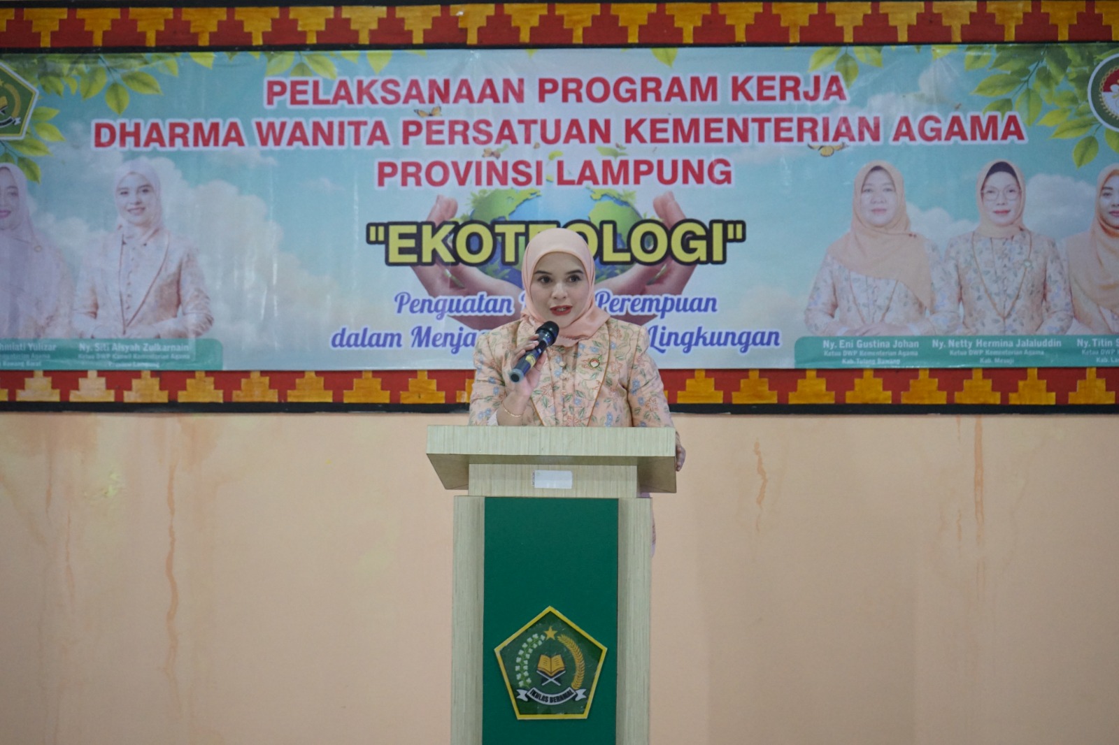 DWP Kanwil Kemenag Lampung Gelar Rapat Kerja Di Tubaba, Perkuat Peran Perempuan Dalam Pelestarian Lingkungan