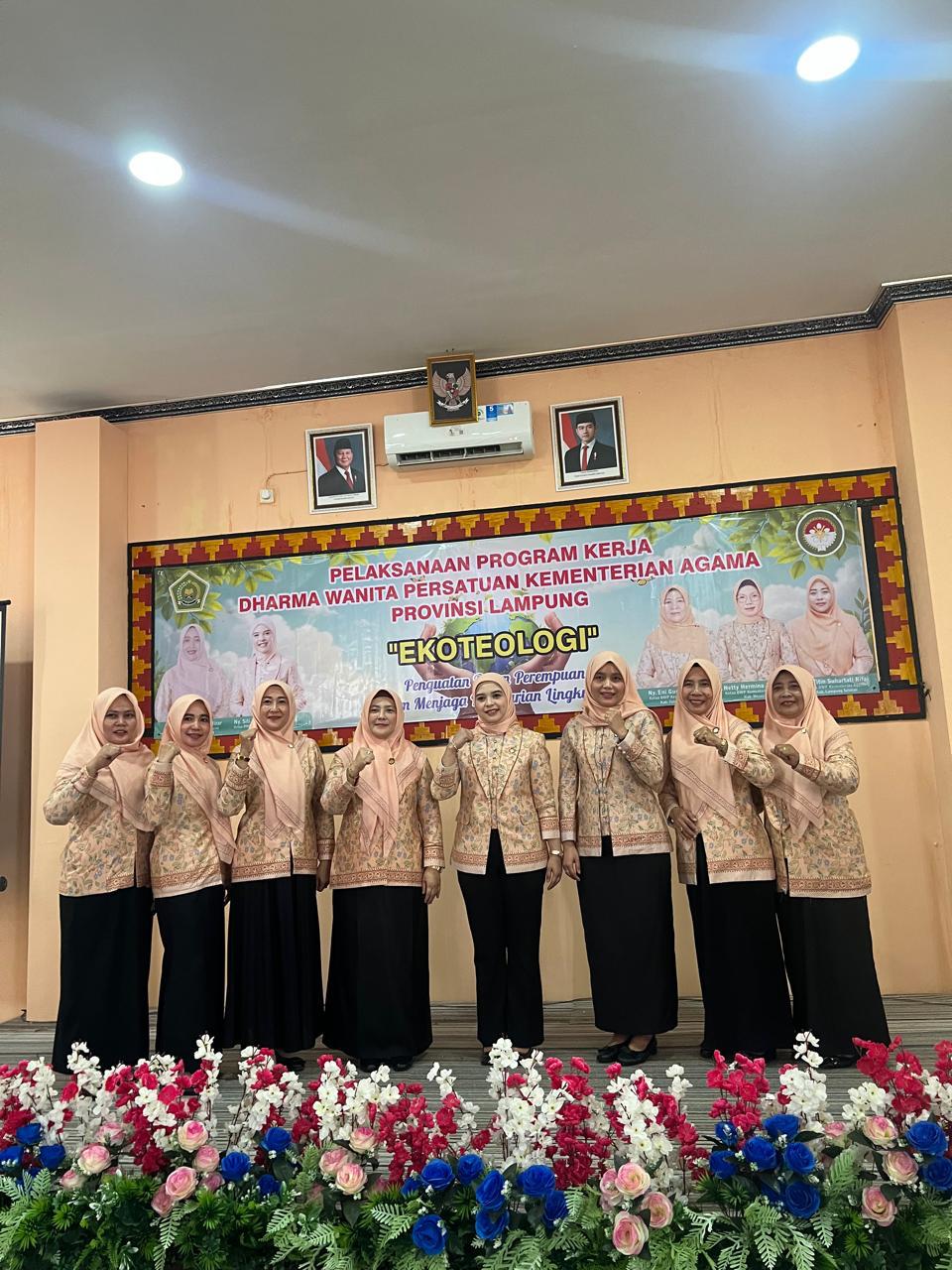 Perkuat Peran Perempuan Dalam Pelestarian Lingkungan, DWP Kemenag Lampung Utara Hadiri Raker Di Tubaba