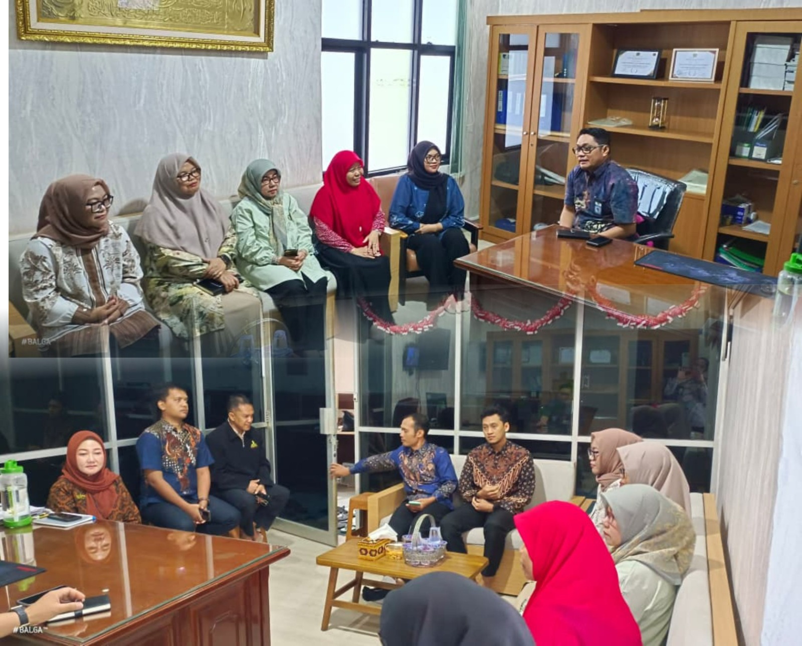 Kabag TU Kanwil Kemenag Lampung Tinjau Tim SDM, Apresiasi Inovasi Layanan Kepegawaian