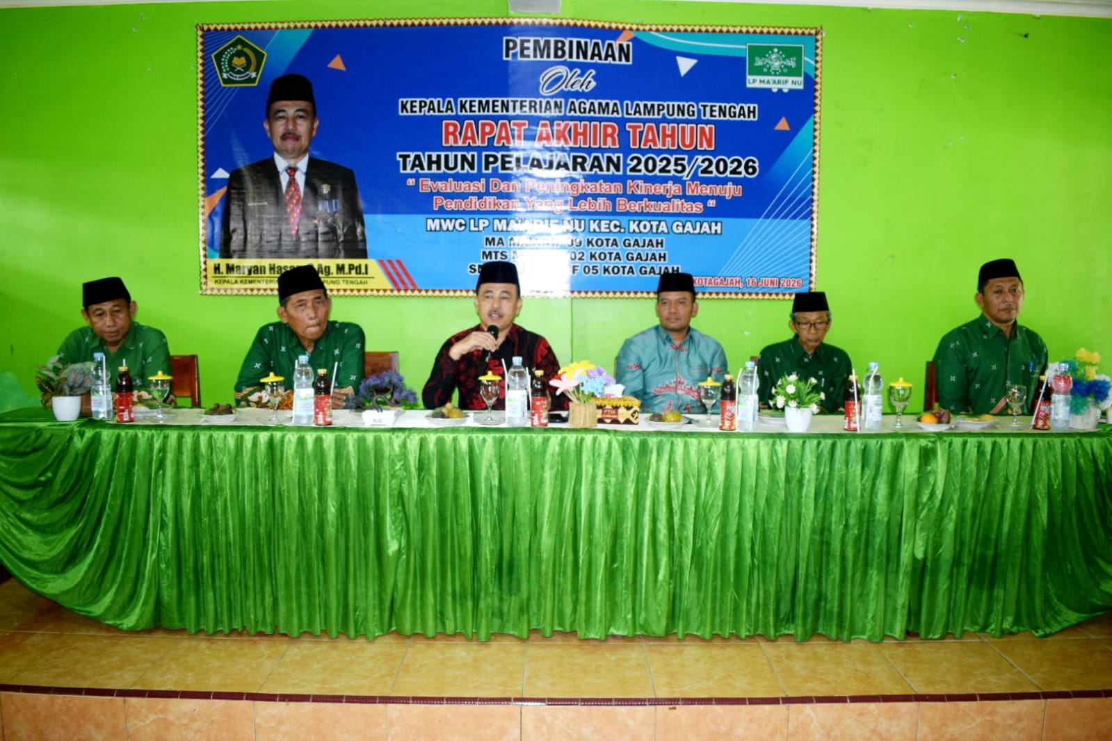 Maryan Hasan Minta Madrasah Terus Berinovasi, Evaluasi Jadi Kunci Kemajuan Pendidikan