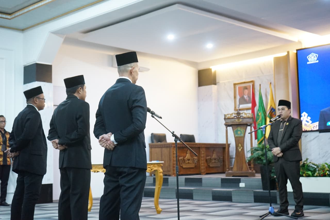Pelantikan Pejabat Pengawas Di Lingkungan Kemenag Lampung Teguhkan Komitmen Pelayanan Umat
