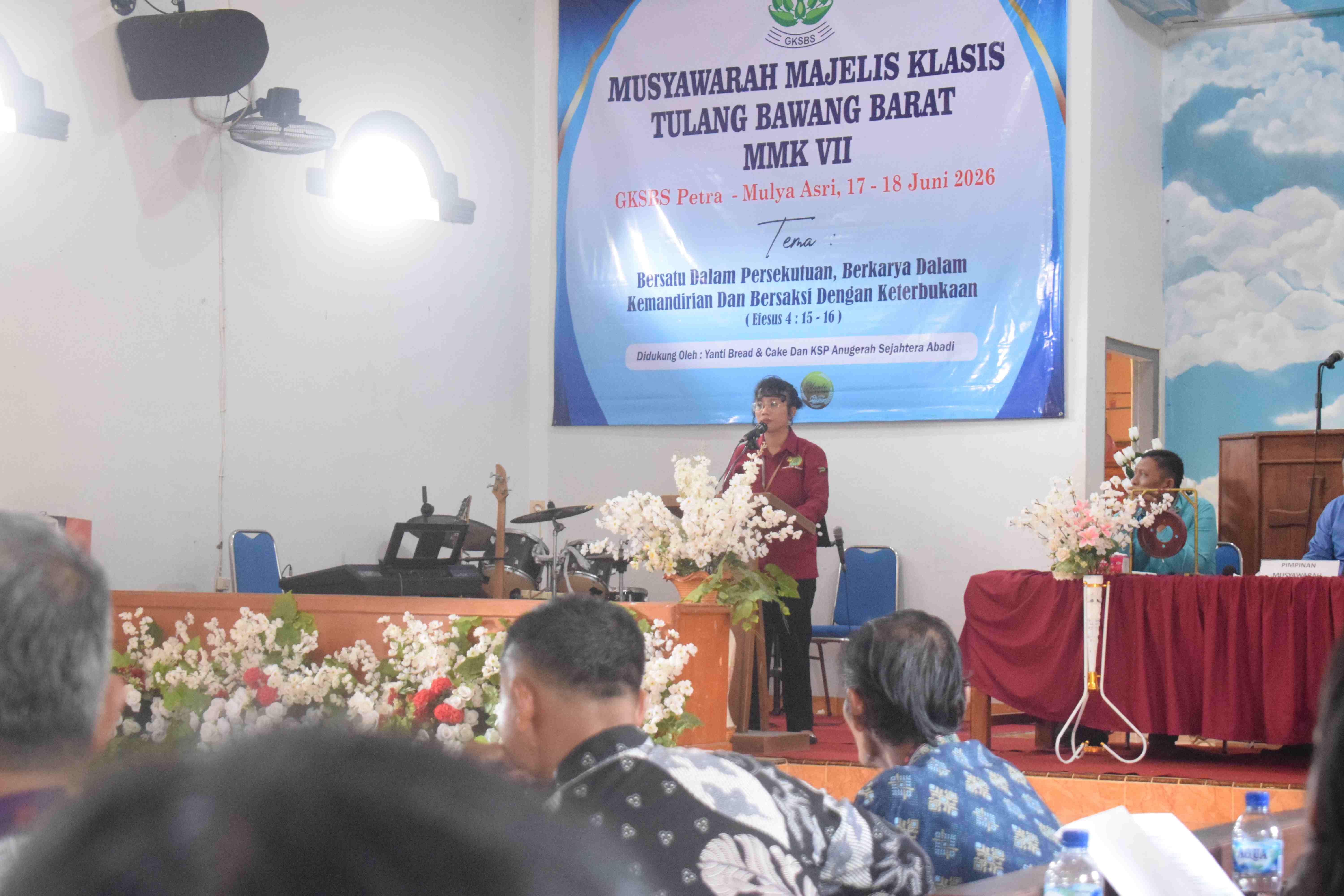 Kemenag Tubaba Sosialisasikan STL Gereja Di Musyawarah Majelis GKSBS Se-Klasis Tubaba
