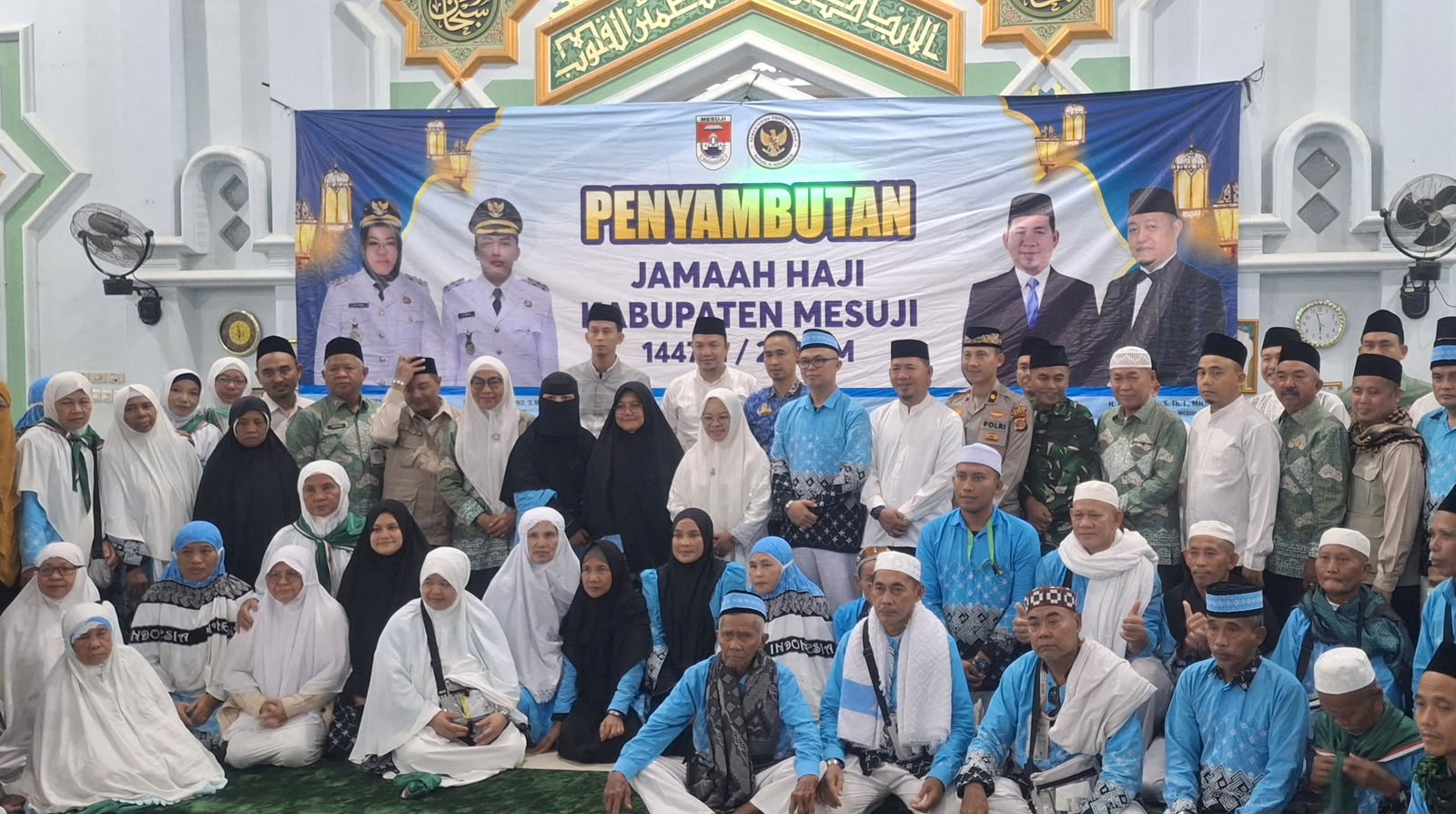 Kemenag Mesuji Sambut Kepulangan Jemaah Haji Tahun 1447 H/2026 M