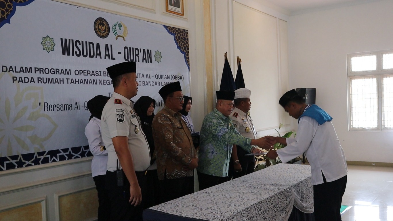 Wisuda Program Baca Al-Qur’an Di Rutan, Erwinto Ajak Warga Binaan Hijrah