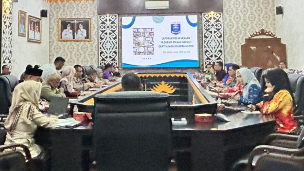 Kemenag Kota Metro Hadiri Rapat Koordinasi Pelaksanaan Program MBG