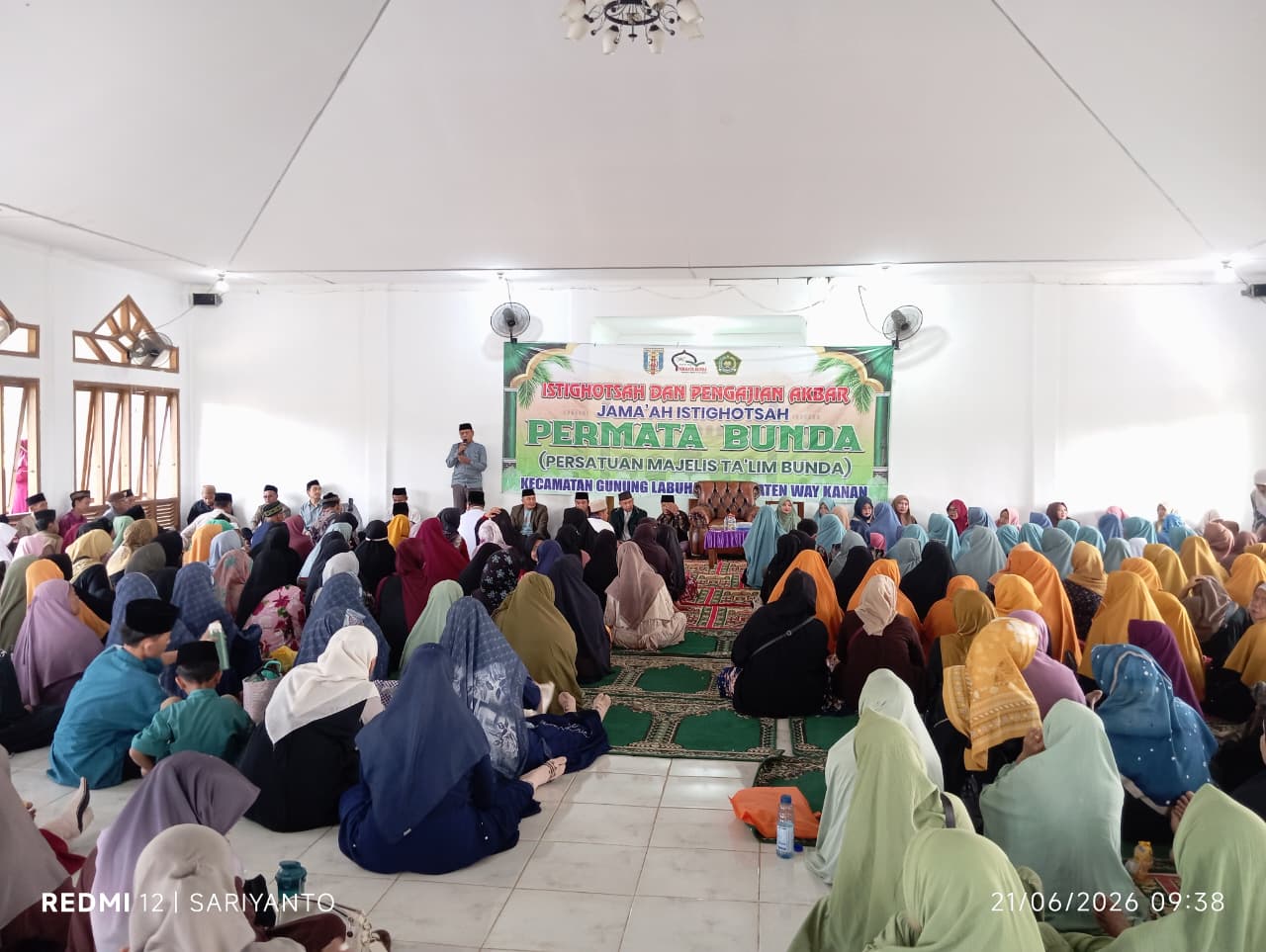 Kepala KUA Gunung Labuhan Hadiri Istighotsah Dan Pengajian Akbar Di Masjid An-Nur Kampung Bengkulu Tengah