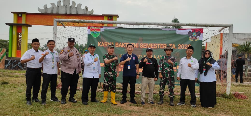 Kepala KUA Dan Penyuluh Agama Islam Pakuan Ratu Ikuti Kegiatan Karya Bakti TNI Satkowil TA 2026 Di Kampung Serupa Indah