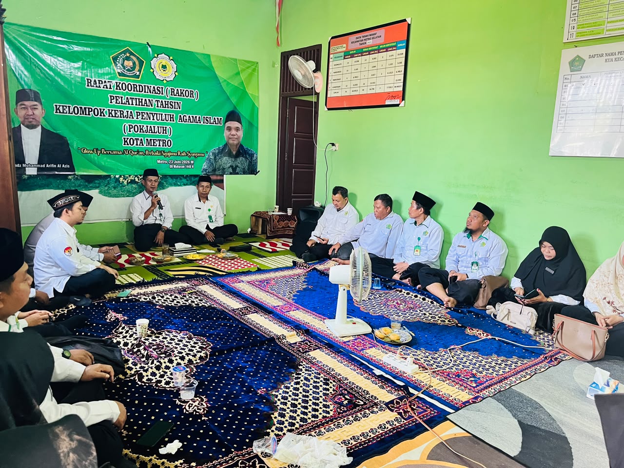 Kemenag Kota Metro Perkuat Koordinasi, Sinergi, Dan Profesionalisme Penyuluh Melalui Rakor Pokjaluh