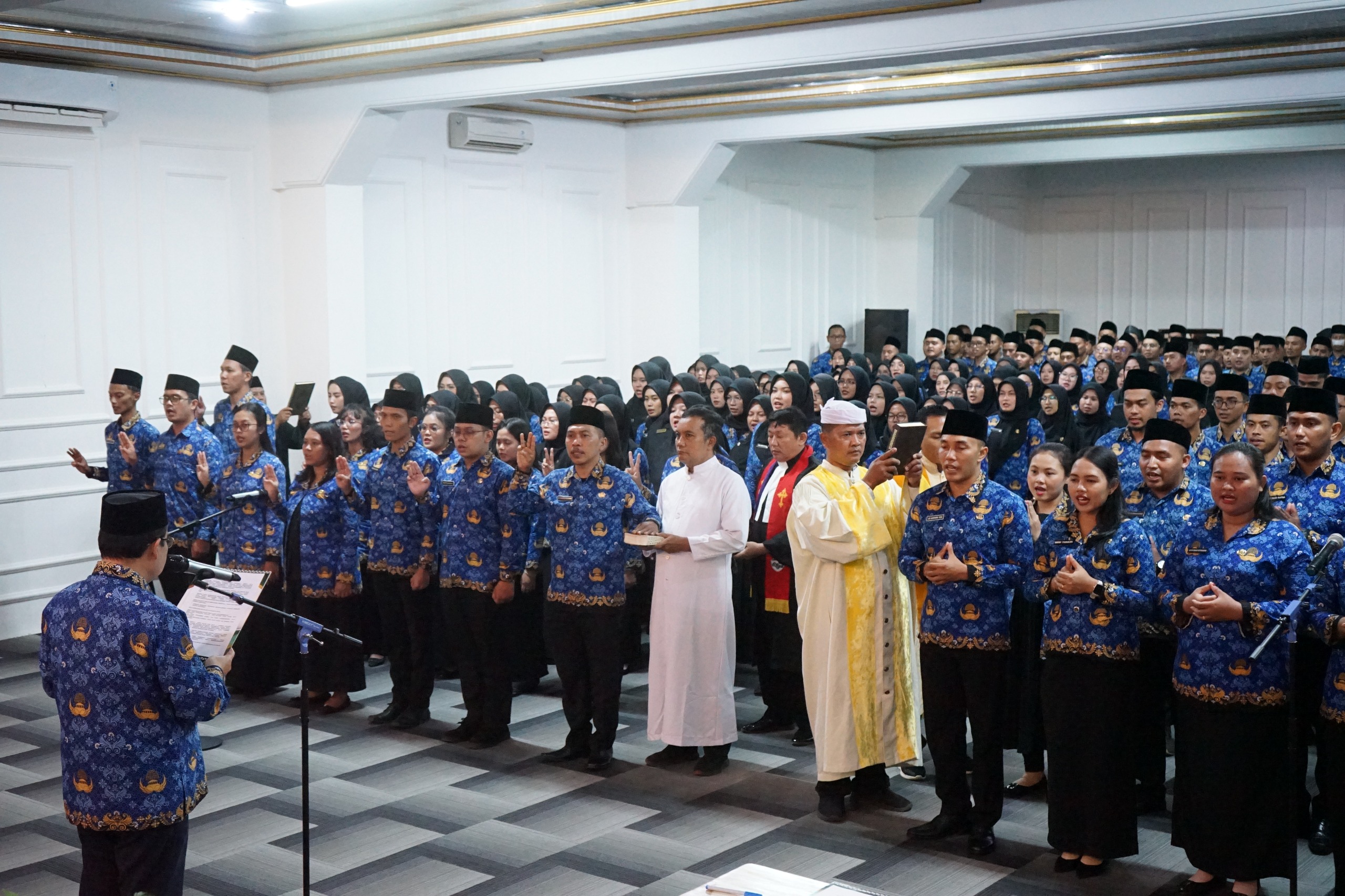 Kemenag Lampung Tengah Perkuat Reformasi Birokrasi, ASN Jabatan Fungsional Resmi Dilantik