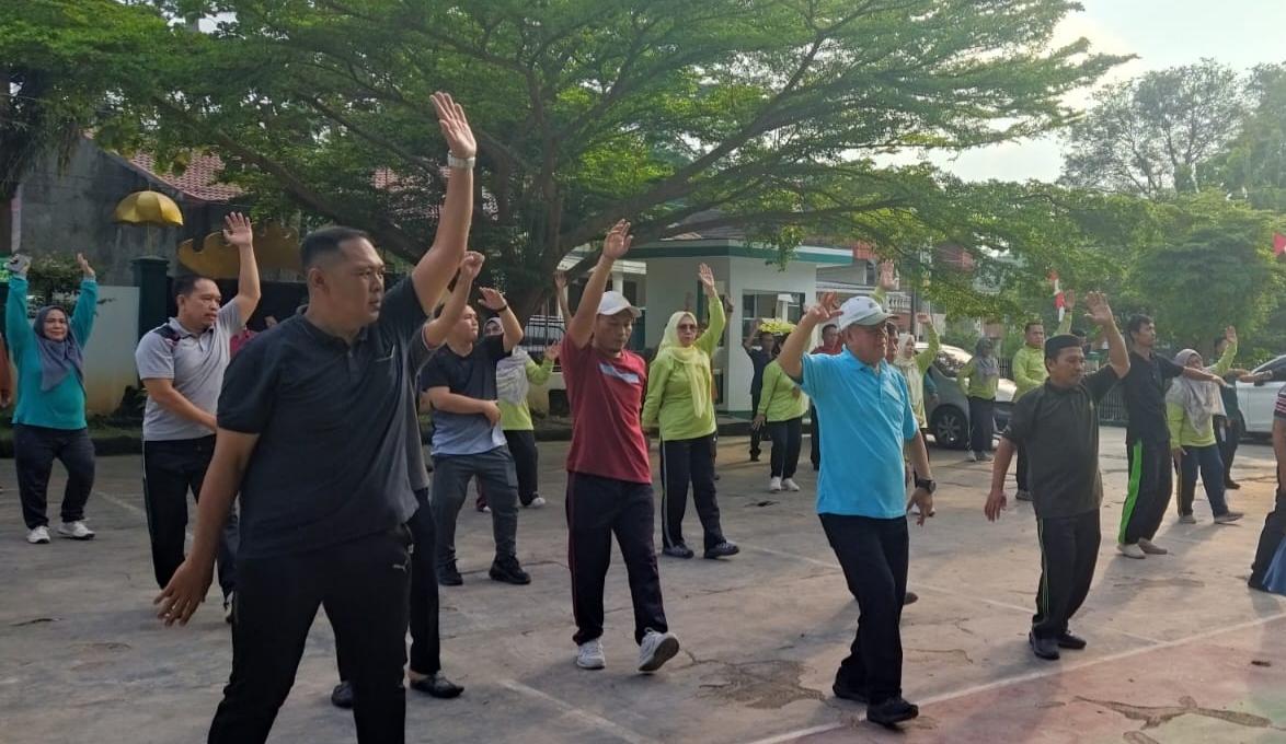 Rabu Sehat Kemenag Kota Bandar Lampung, Rawat Kebugaran ASN Untuk Pelayanan Prima