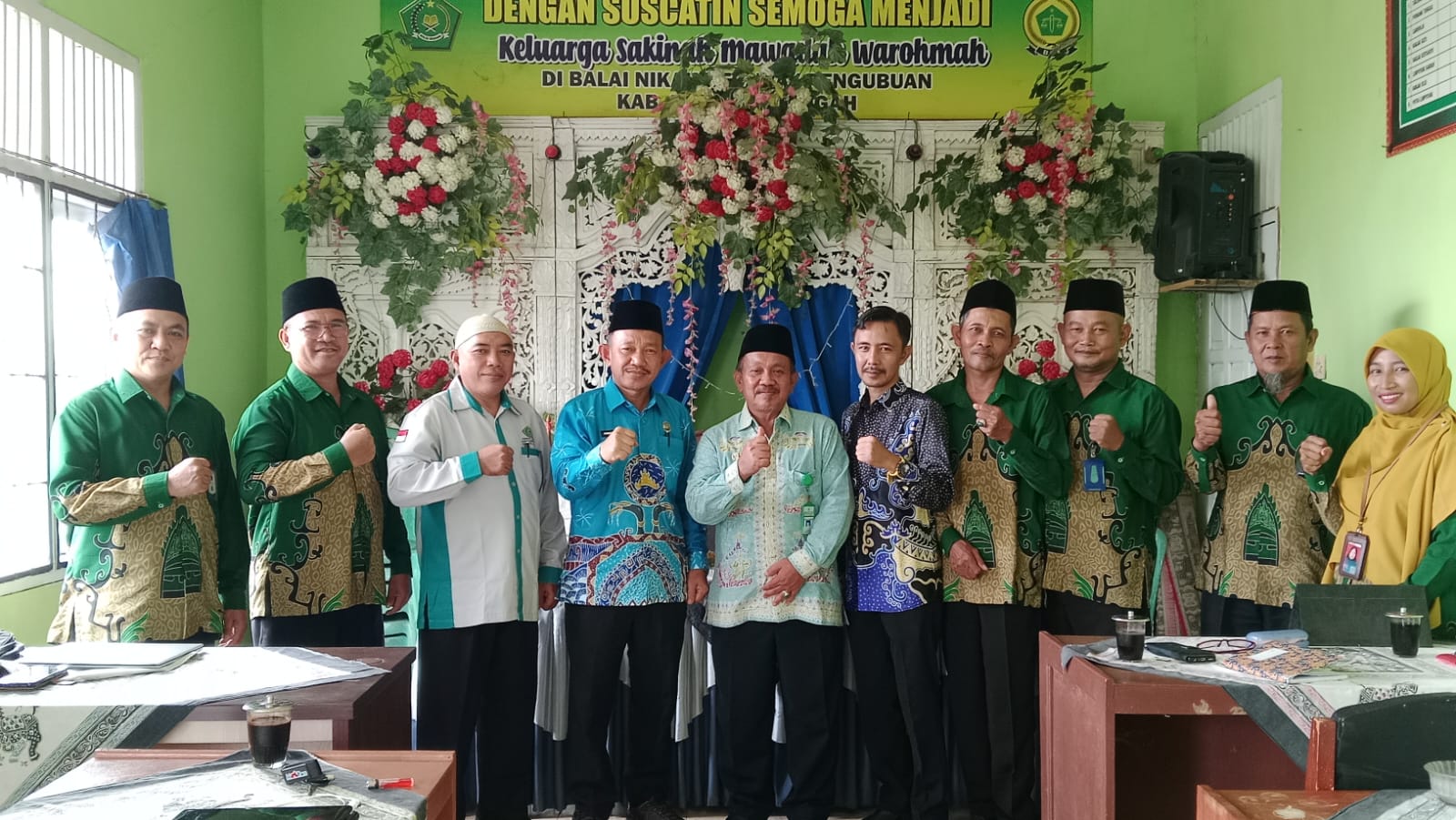 Kemenag Lampung Tengah Perkuat Kualitas Layanan, Kasi Bimas Islam Monitoring KUA Way Pengubuan