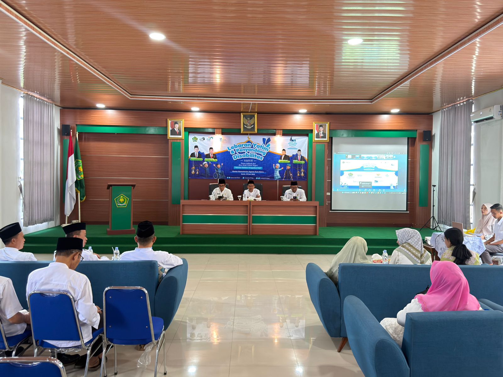 Kemenag Kota Metro Gelar Lebaran Anak Yatim, Tebar Kepedulian Dan Perkuat Semangat Berbagi Di Tahun Baru Islam