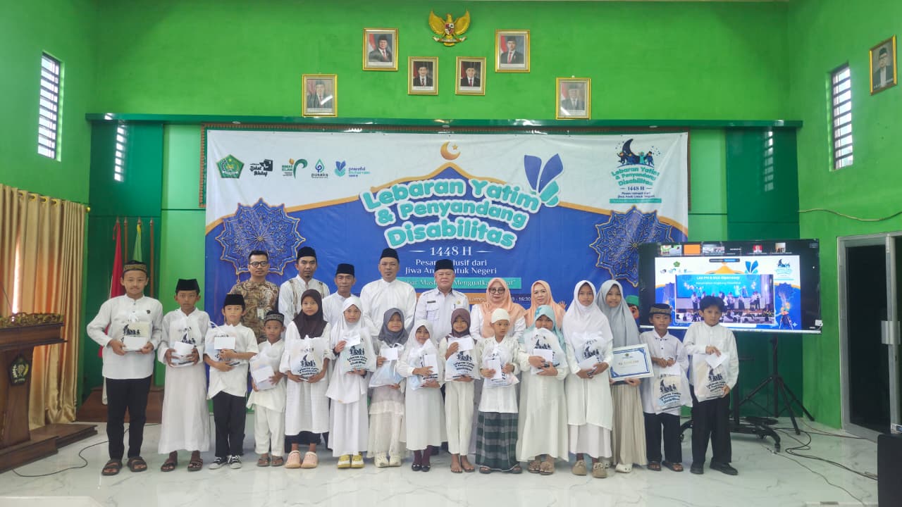 Dari Bandar Lampung Untuk Indonesia, Saat Muharam Menjadi Ruang Menebar Kebahagiaan Bagi Yatim Dan Penyandang Disabilitas