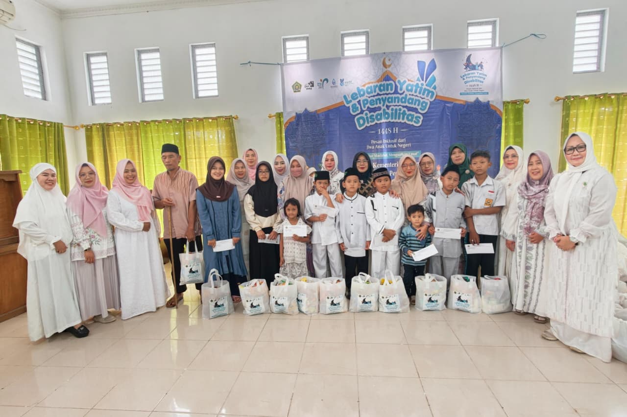 DWP Kemenag Pesawaran Hadiri Lebaran Yatim Dan Penyandang Disabilitas, Wujud Kepedulian Di Bulan Muharram