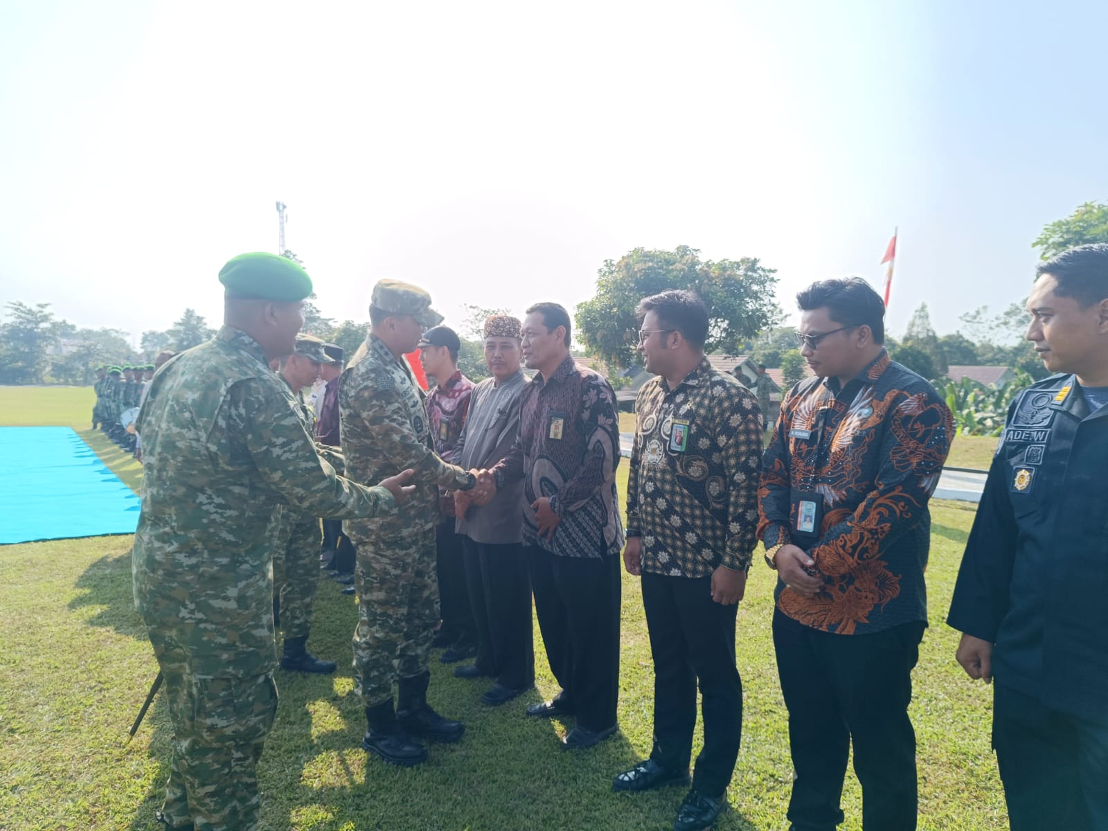 Perkuat Sinergi Lintas Sektor, Kemenag Way Kanan Hadiri Kunjungan Kerja Pangdam II/Sriwijaya