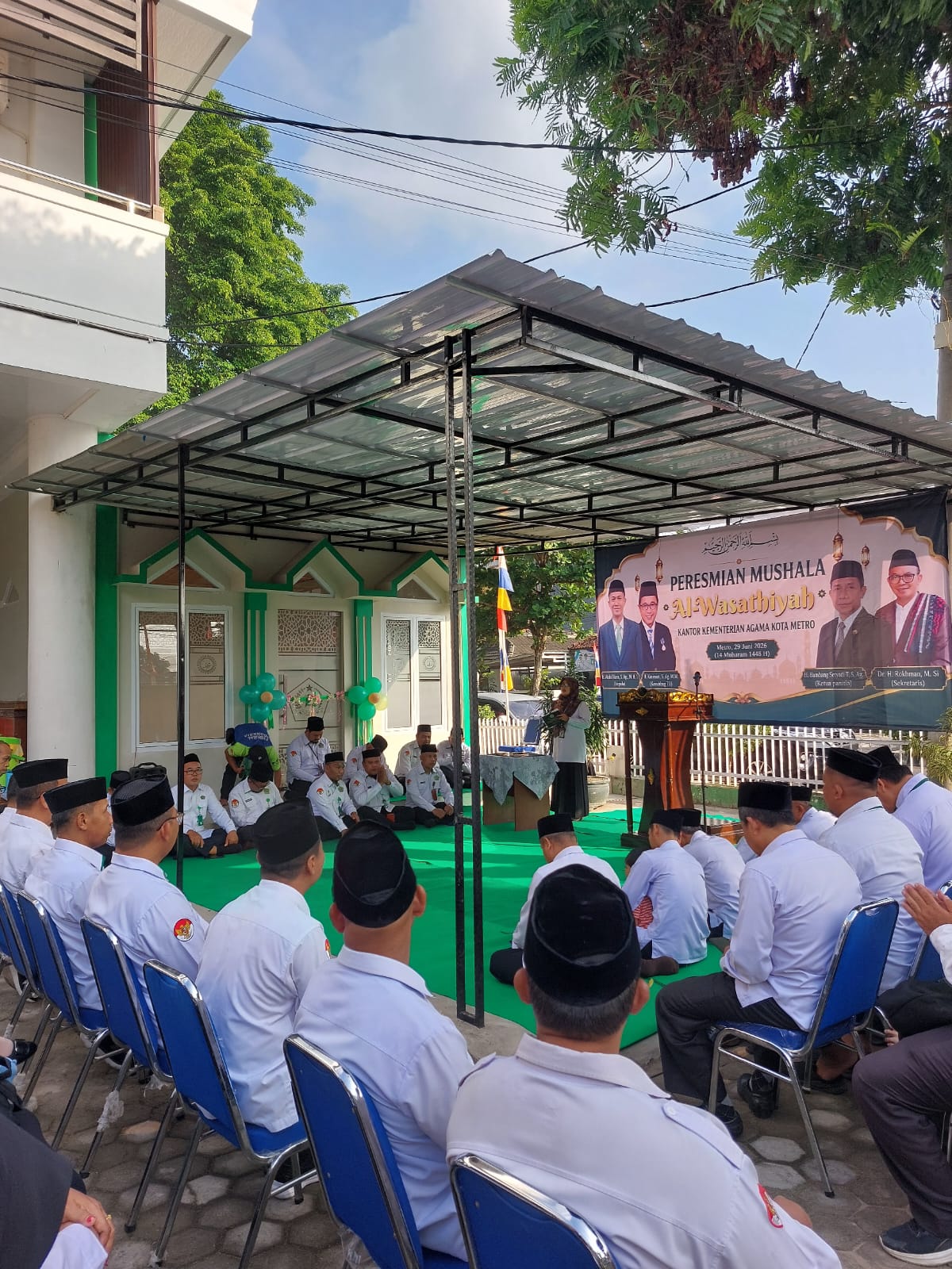 Kemenag Kota Metro Resmikan Musholla Al Wasathiyah, Perkuat Semangat Moderasi Beragama