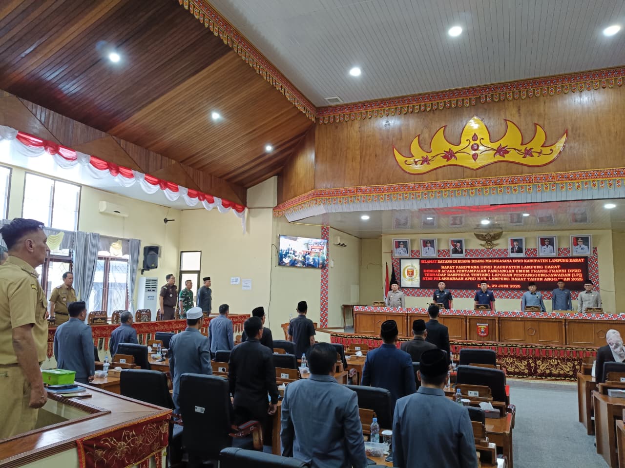 Hadiri Rapat Paripurna Ranperda, Kankemenag : Harmonisasi Jadi Energi Membangun Daerah