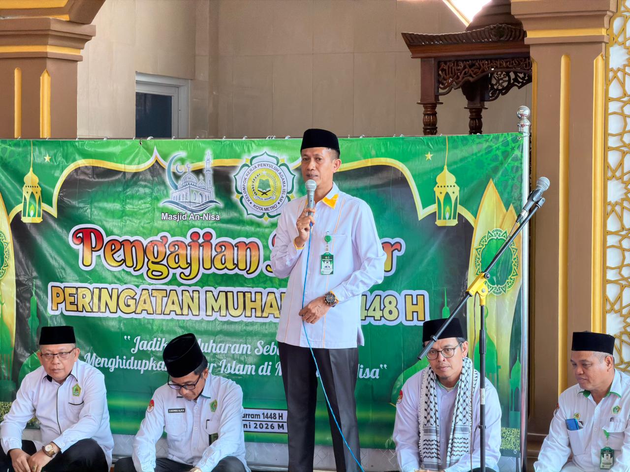 Kemenag Kota Metro Hadiri Pengajian Akbar Muharram, Perkuat Sinergi Dakwah Dan Ukhuwah Umat