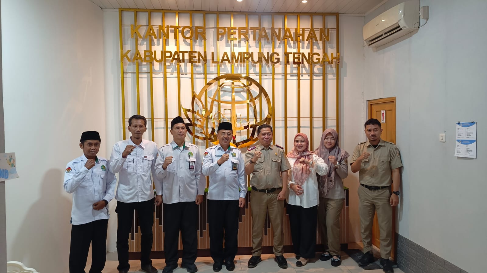 Percepat Sertifikasi Tanah Wakaf, Kemenag Lampung Tengah Matangkan Sinergi Strategis Dengan BPN