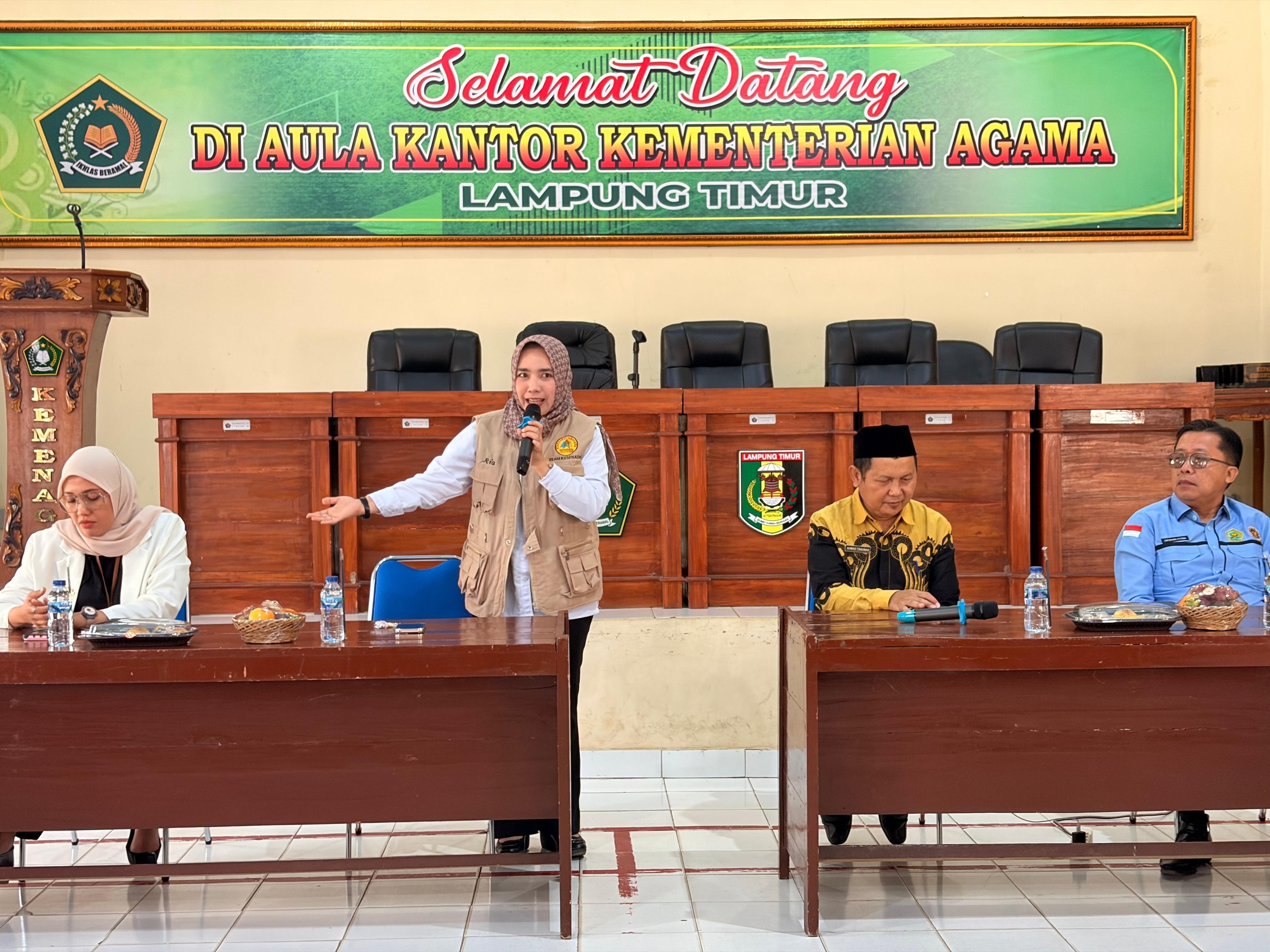 Peduli Kesehatan ASN, Kemenag Lampung Timur Gelar Pemeriksaan Kesehatan Gratis Bersama Puskesmas Sukadana