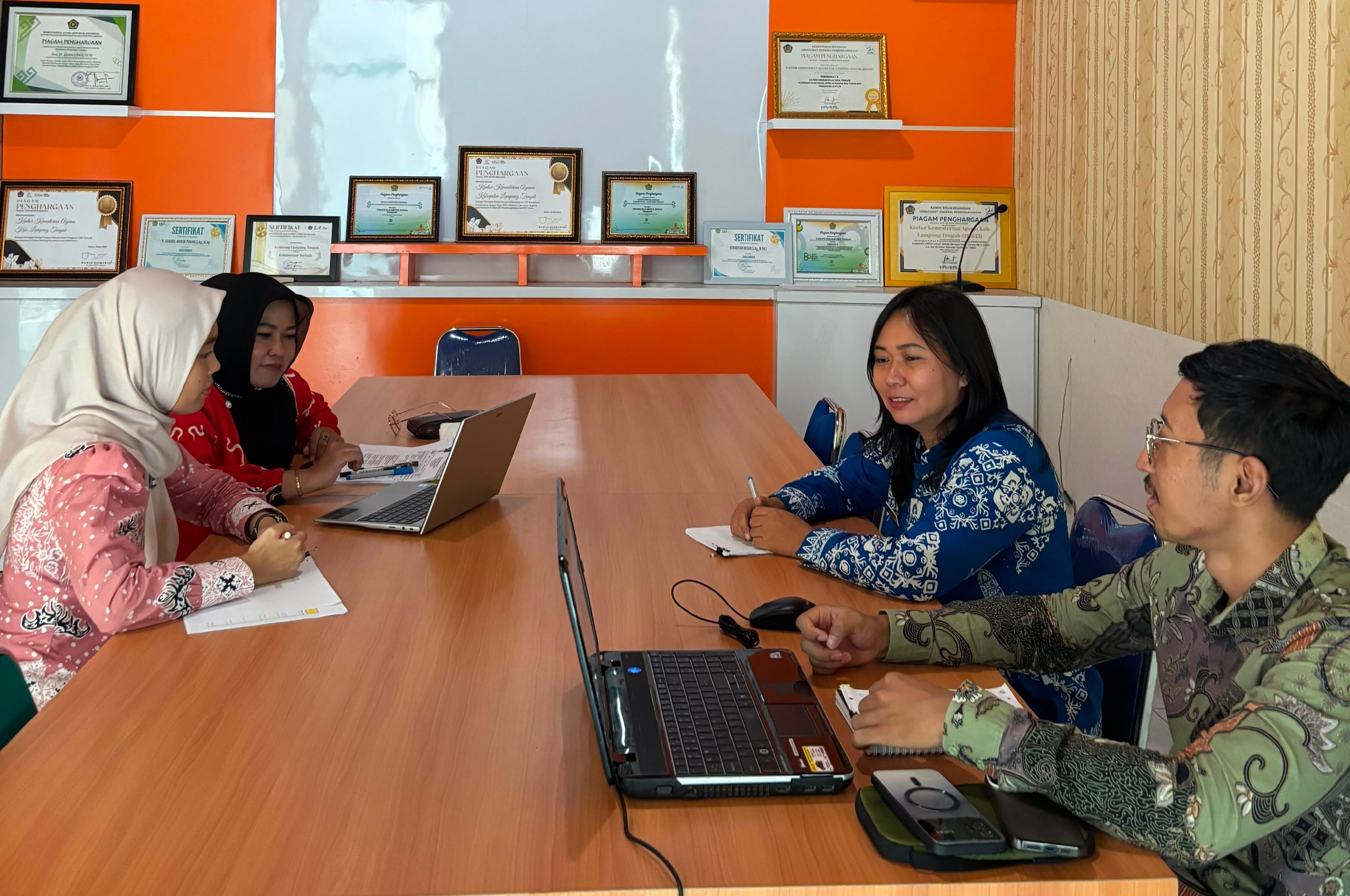 Perkuat Kepercayaan Publik, Kemenag Lampung Tengah Matangkan Evaluasi Zona Integritas 2026