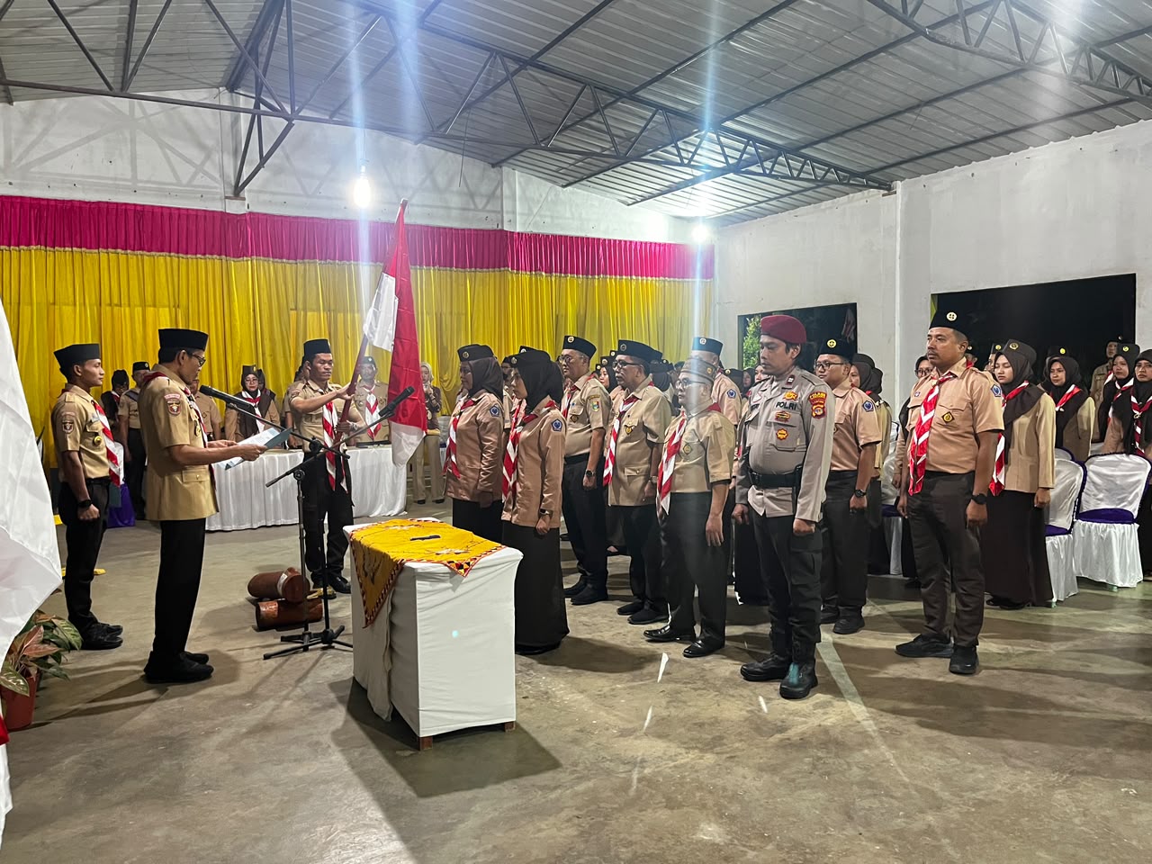 Kemenag Tanggamus Hadiri Pelantikan MABISAKA Anti Narkotika Dan Pembukaan KMD Kwarcab
