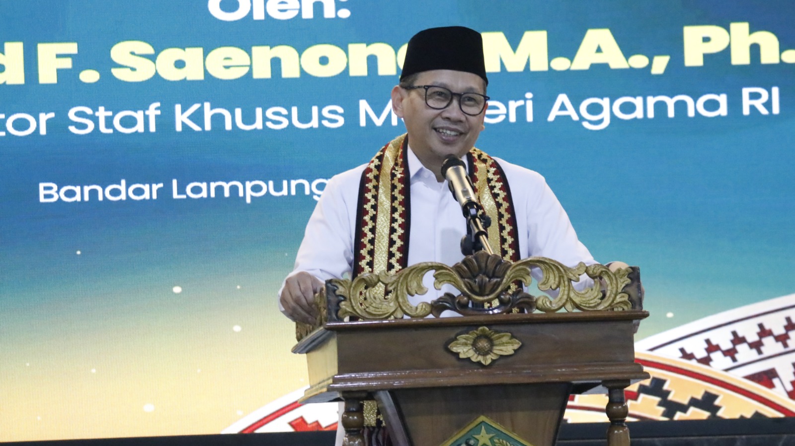 Koordinator Stafsus Menag Ajak ASN Kemenag Lampung Berikan Pelayanan Berdampak