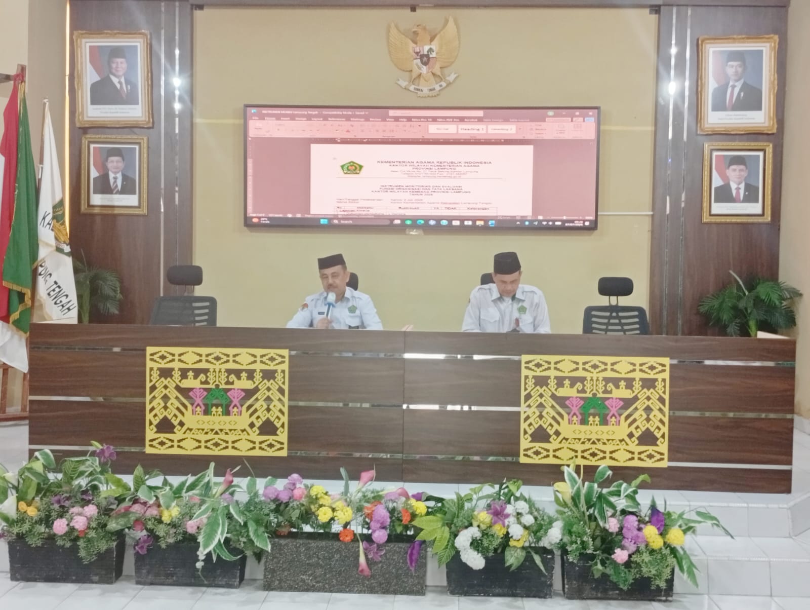 Menuju WBK, Kemenag Lampung Tengah Kebut Penguatan Bukti Dukung Zona Integritas