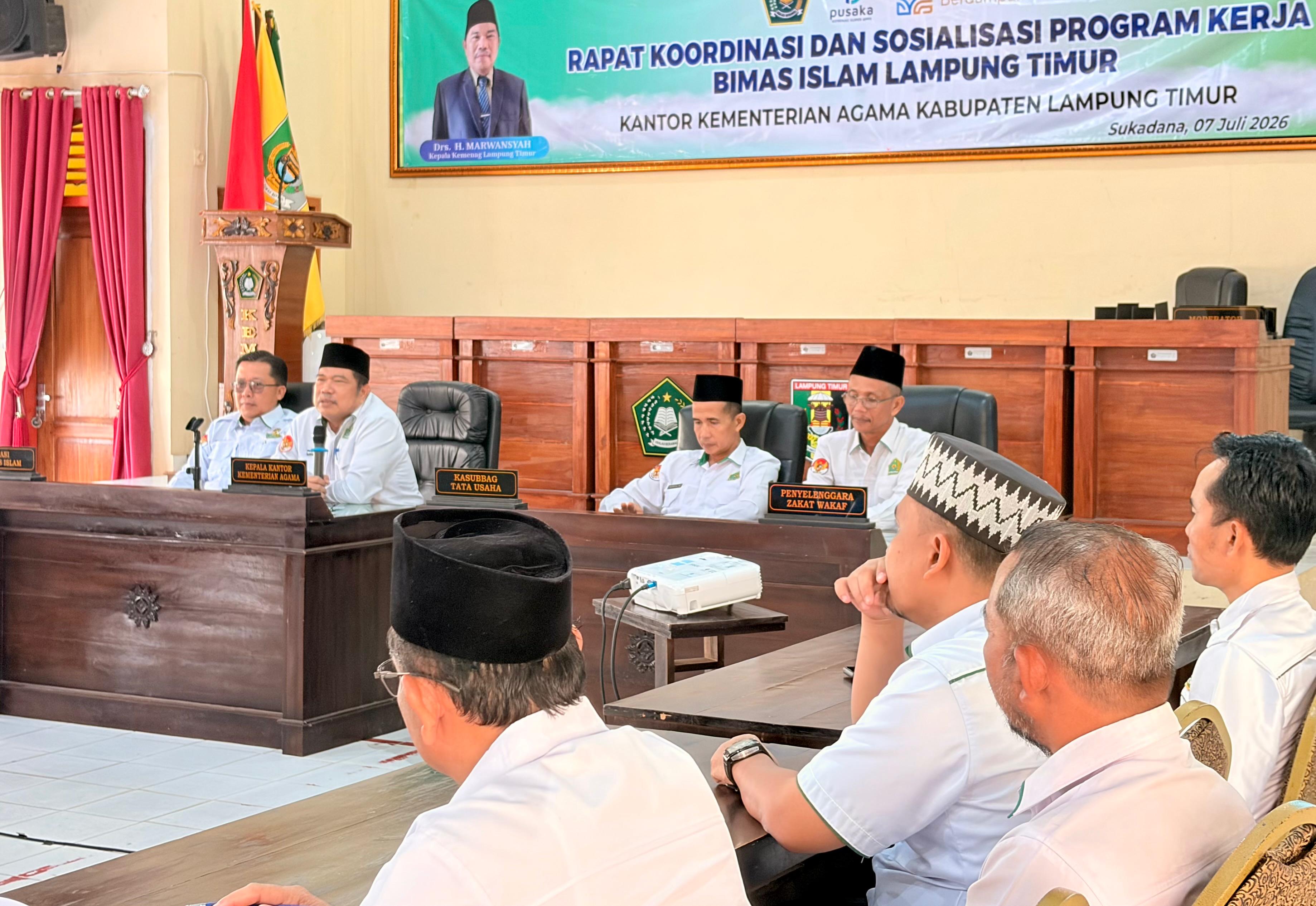 Perkuat Kolaborasi, Kemenag Lampung Timur Dorong Pelayanan Keagamaan Yang Lebih Dekat Dengan Masyarakat