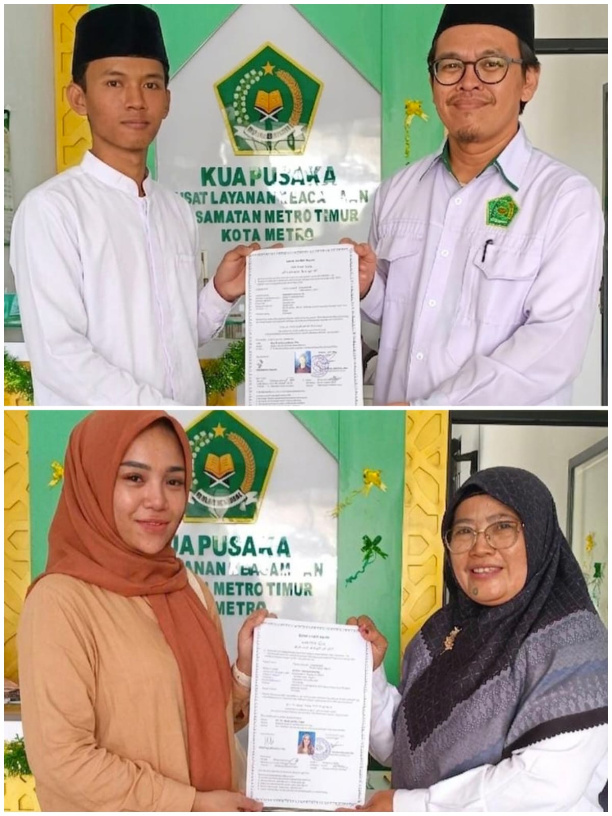 Kemenag Kota Metro Teguhkan Komitmen Pembinaan Mualaf Melalui Fasilitasi Ikrar Masuk Islam Di KUA Metro Timur