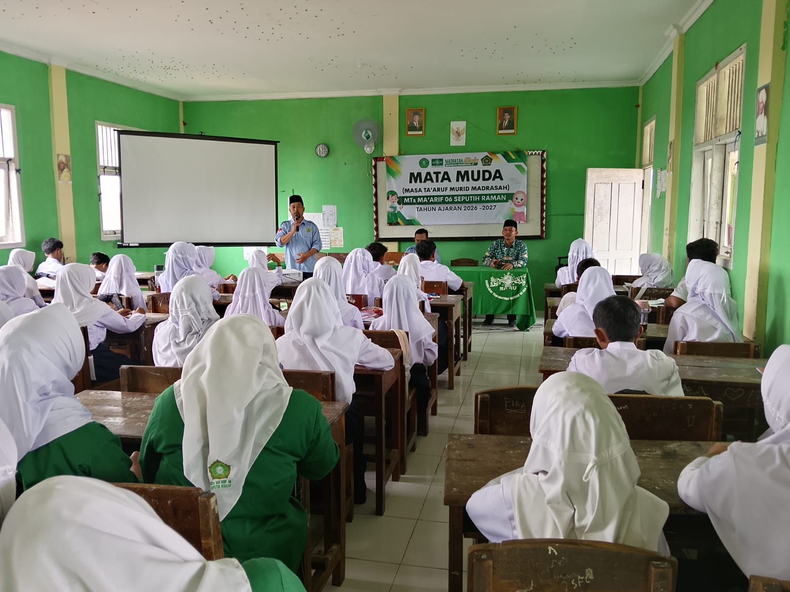 Bangun Generasi Berkarakter Sejak Hari Pertama, KUA Seputih Raman Hadir Di MATAMUDA