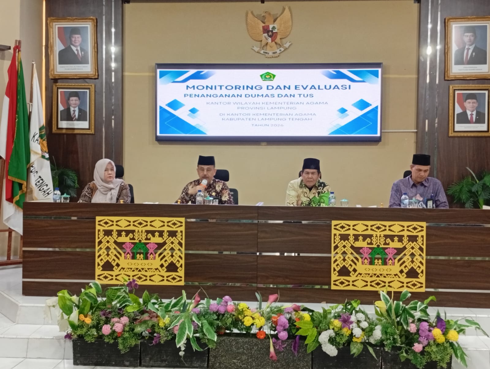 Kemenag Lampung Tengah Mantapkan Tata Kelola Organisasi Melalui Monev Dumas Dan Ortala