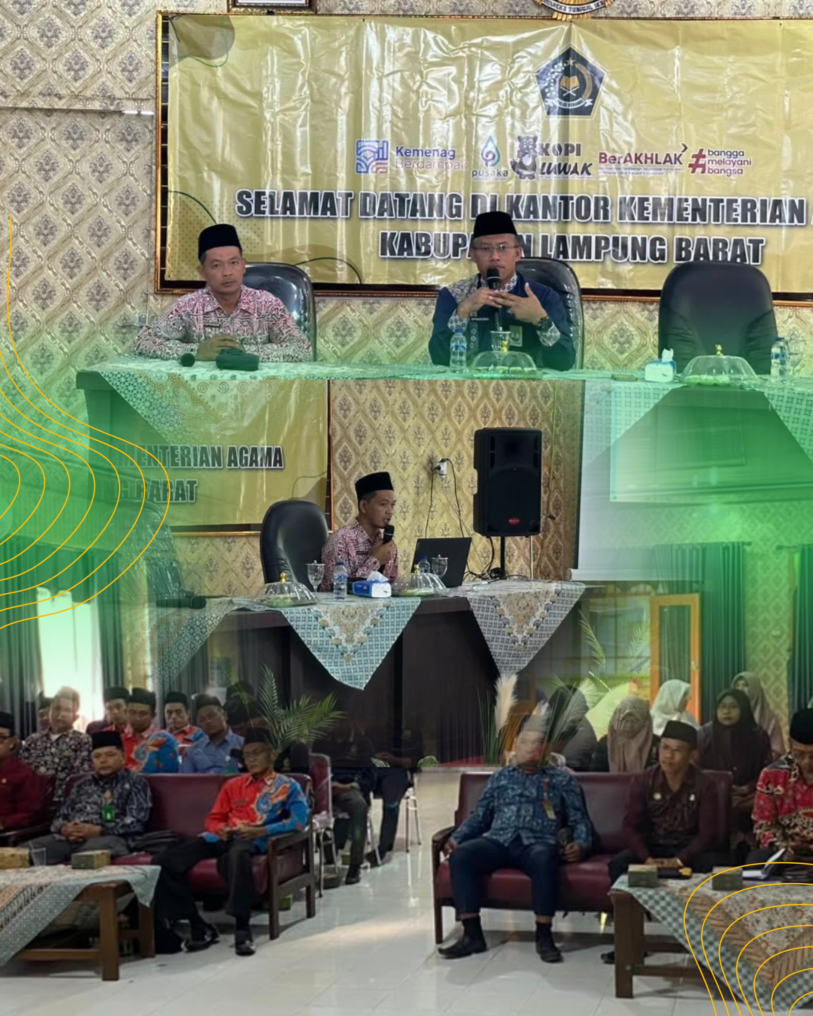 Bimas Islam KanKemenag Lambar Gelar Rakor Sinkronisasi Kinerja Penyuluh Dan Kepala KUA