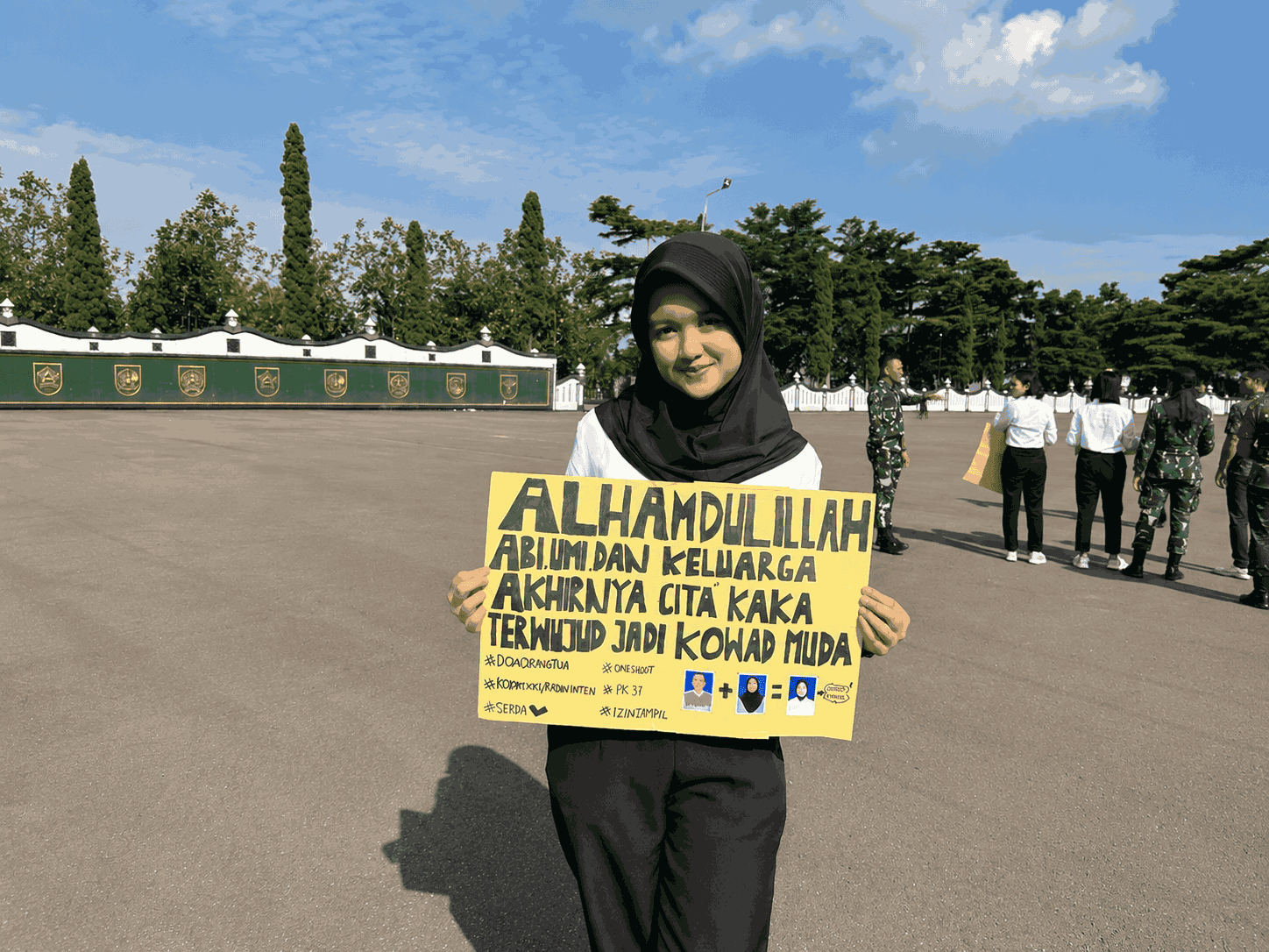 Hafidzah Khansa Ratuliu, Alumni MAN 1 Bandar Lampung Tahun 2026, Lolos Seleksi Korps Wanita Angkatan Darat (Kowad)