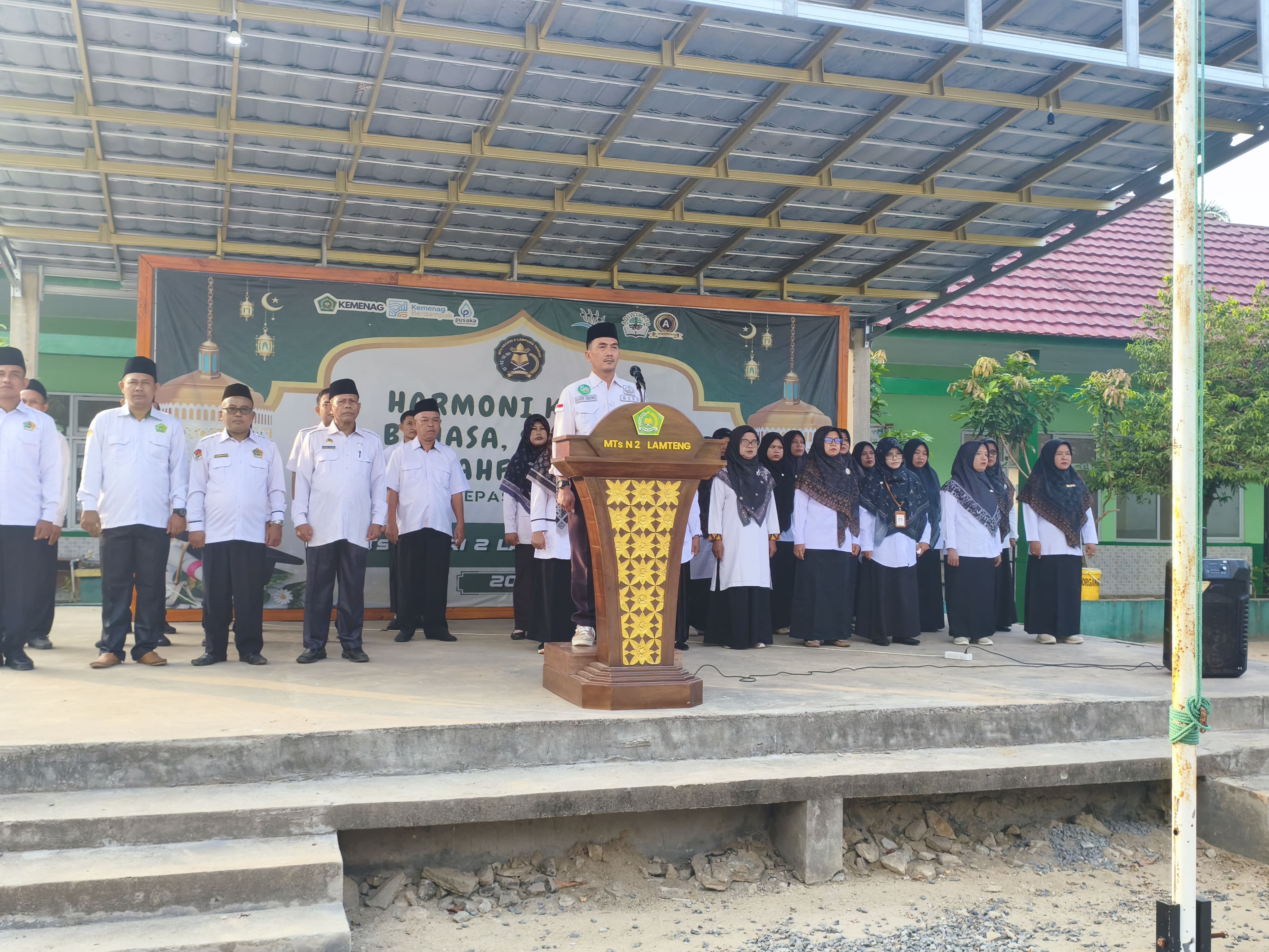 Semarak Matamuda MTs N 2 Lampung Tengah, Sambut Murid Baru Dengan Karakter Islami