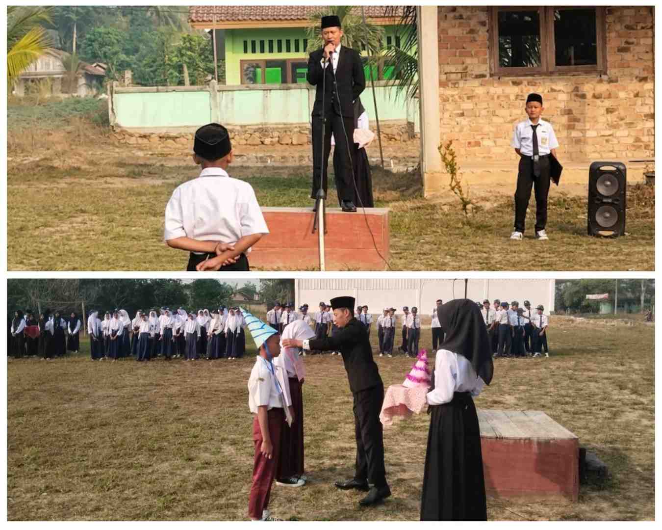 Upacara Pembukaan MATAMUDA (Masa Ta'aruf Murid Baru Madrasah) Di MTs Negeri 2 Mesuji Berlangsung Khidmat
