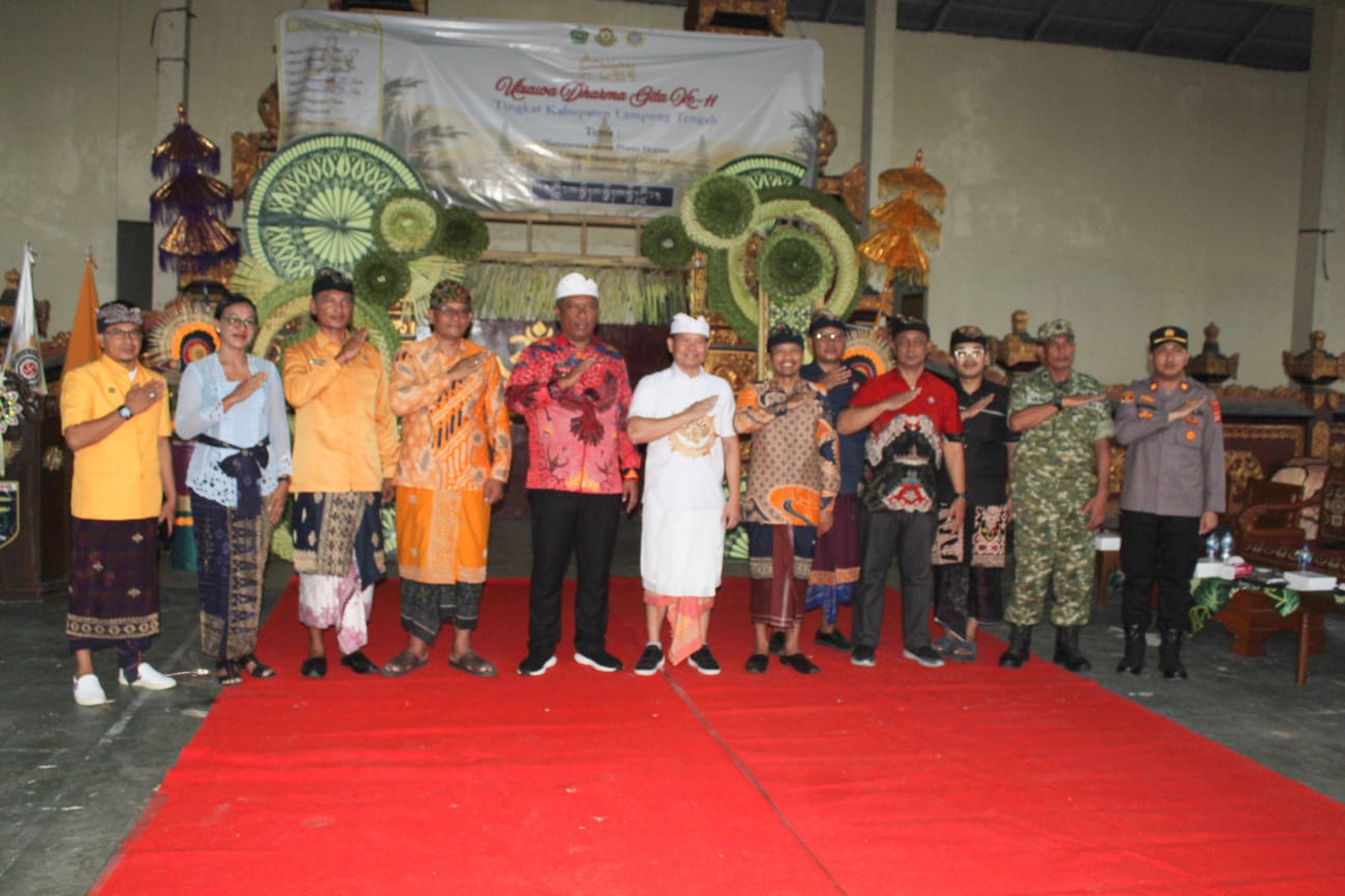 Utsawa Dharma Gita XI Resmi Bergulir, Perkuat Sradha Dan Bhakti Generasi Hindu Lampung Tengah