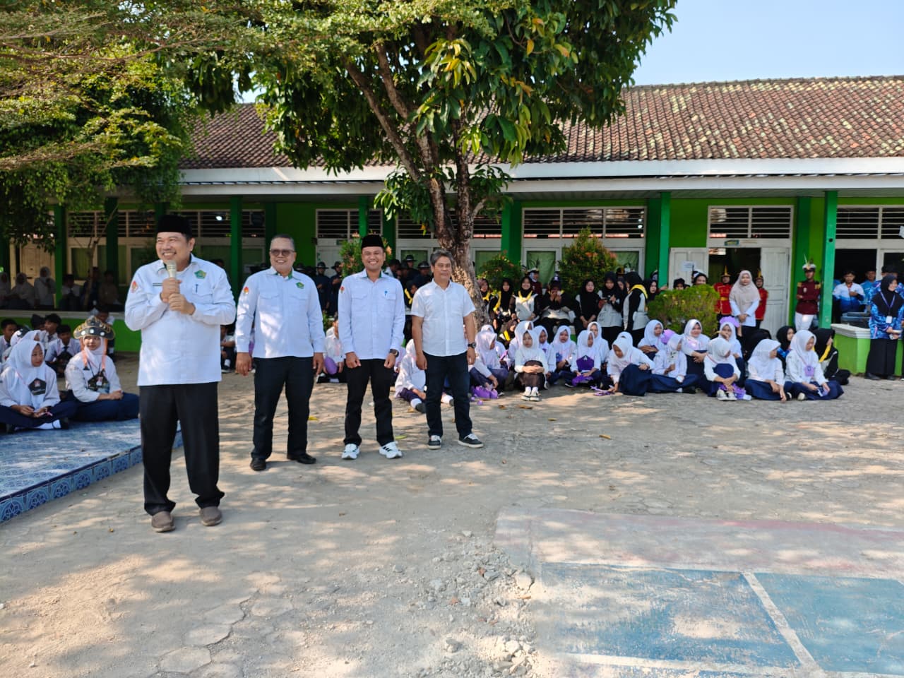 Bangun Karakter Sejak Hari Pertama, Kemenag Lampung Timur Monitoring MATAMUDA Di MAN 1