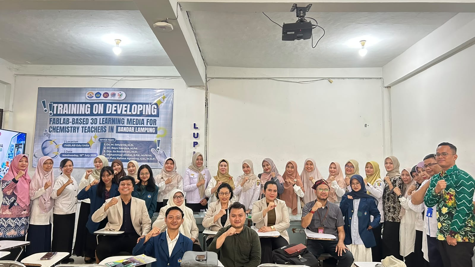 Guru MAN 2 Bandar Lampung Ikuti MGMP Kimia Di Universitas Lampung