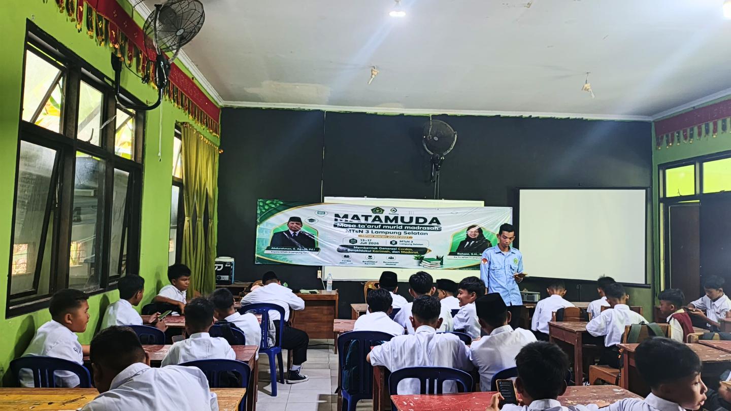 Tanamkan Jiwa Nasionalis Dan Toleran, Hari Kedua MATAMUDA MTsN 3 Lampung Selatan Fokus Pada Wawasan Kebangsaan