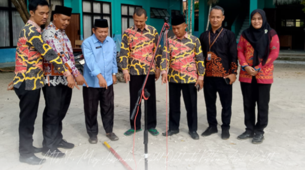 MTsN 1 Mesuji Laksanakan Rashdul Qiblat Untuk Pastikan Arah Kiblat