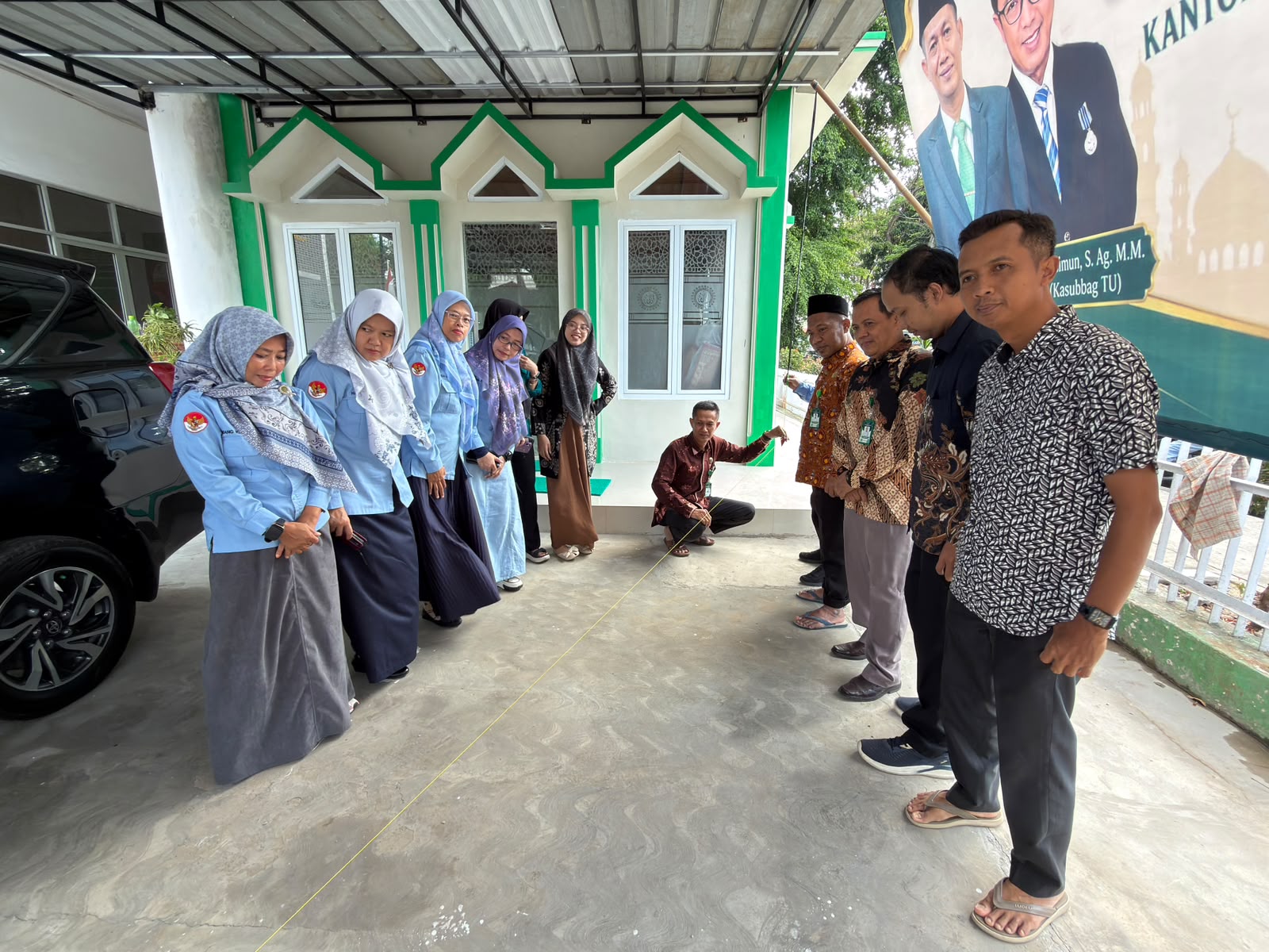 Kemenag Kota Metro Lakukan Pengamatan Rashdul Qiblat Di Musala Al Wasathiyah