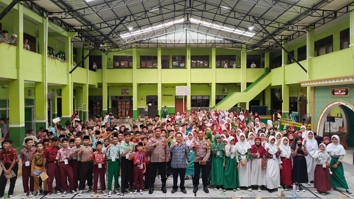 MTsN 1 Bandar Lampung Tanamkan Karakter Sejak Dini, Murid Baru Dibekali Edukasi Anti Bullying, BRUS, Hingga Bahaya Rokok Dan Narkoba