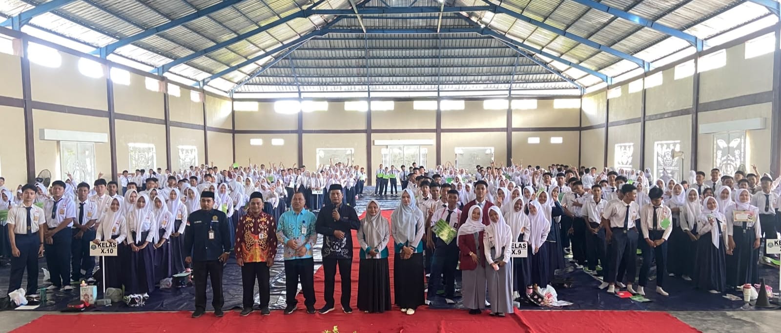 Bekali 396 Siswa Baru, KUA Seputih Agung Gaungkan Integritas, Pergaulan Sehat, Dan Rashdul Kiblat
